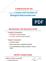 Lecture 3 Structure and Function of Biological Molecules