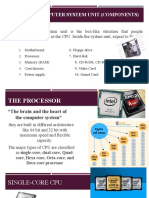 Parts of A Computer System Unit (Components)