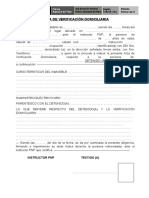 Acta de Verificación Domiciliaria