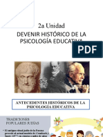 Devenir Histórico de La Psicología Educativa