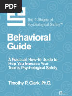 The Four Stages of Psychological Safety Behavioral Guide