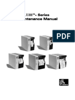 ZEBRA XiIII Xi3 Parts Service Manual