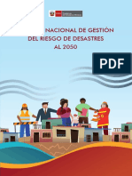 Política Nacional de Gestion Del Riesgo de Desastres Al 2050 PDF