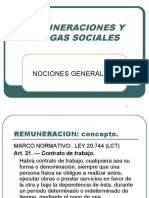 Remuneraciones y Cargas Sociales