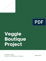 Green and White Minimalist Vegan Food Business Proposal