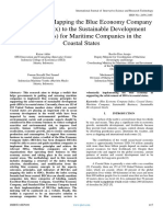 Designing and Mapping The Blue Economy Company Index (BECdex) To The Sustainable Development Goals (SDGS) For Maritime Companies in The Coastal States