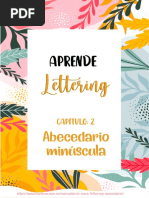 Lettering La Fiesta Jamas Contada Abcedario Minuscula