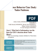 Consumer Behavior Case Study