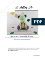 Sweet Oddity Art: Breccan The Frog Crochet Pattern