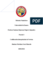 Codificacion Interpolacion Lagrange