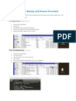MikroTik Backup and Restore Procedure