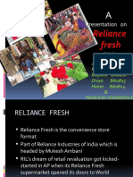 Reliance Fresh: Presentation On