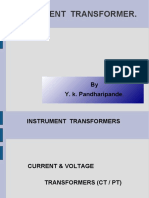 Instrument Transformer.: Y. K. Pandharipande