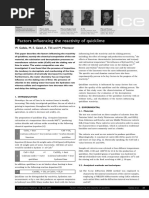 Factors Influencing The Reactivity of Qu.