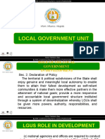 Local Government Units (LGUs)