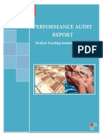 Performance Audit Report MTI Mardan March 2017 Final Submitted by PHSA