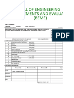 Bill of Engineering Measurements and Evaluation (BEME)