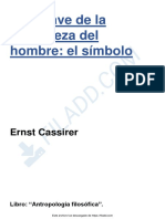 Una Clave de La Naturaleza Del Hombre - El Simbolo - Ernst Cassirer