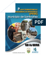 Plan Territorial Del Desarrollo Integral - Santivañez