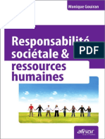 Responsabilité Sociétale Ressources Humaines by Gouiran, Monique (Gouiran, Monique)