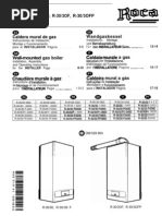 Manual Caldera ROca R 30 30 Instalador