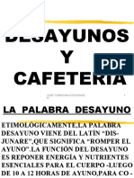 Desayunos y Cafeteria