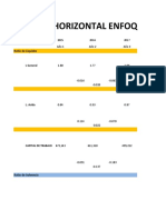 Analisis Horizontal GLORIA