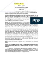 SSS v. Aguas: Presumption of Legitimacy Does NOT Cover The Contention That The