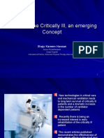 Mobilising The Critically Ill, An Emerging Concept