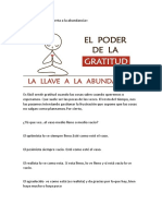 El Poder de La Gratitud