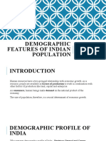 Demographic Profile of India