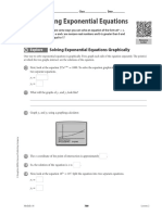 Solving Exponential Equations Graphically