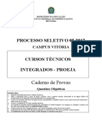 Ifes Prova Proeja 2017-1