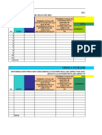 Matriz No.1 Información Aplicación Entrevista de Aspectos Socioemocionales