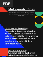 Multi-Grade Class