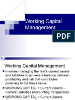 Working Capital Management