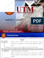 Chapter 1 - Statics: Universiti Teknologi Malaysia