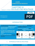 CHAPITRE 4 Les Protocoles de Routage