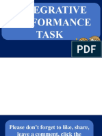 Integrative Performance Task