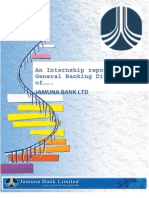 Internship Report On Jamuna Bank Ltd.