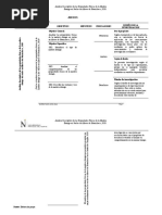 Ejemplo de Matriz de Consistencia