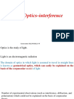 FAL (2021-22) PHY1010 ETH AP2021222000083 Reference Material I 18-Aug-2021 Wave Optics-Interference