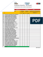 Ficha de Consolidado de Interacción X Grados y Secciones