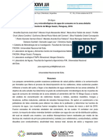 Parámetros FQ y Microbiológicos de Agua de Consumo en La Zona Aledaña Al Cementerio de Minga Guazú