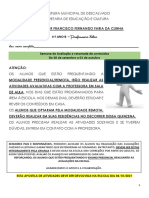 4º ANO B - AVALIAÇÕES BIMESTRAIS - 4 e 5 SEMANA DE ATIVIDADES PRESENCIAIS E REMOTAS