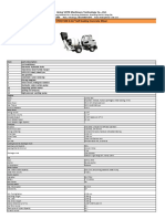 Catalogue For Self Loading Concrete Mixer