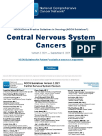 Central Nervous System Cancers: NCCN Clinical Practice Guidelines in Oncology (NCCN Guidelines)