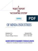 Project Report On Accounting System