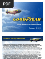 Fourth Quarter 2010 Conference Call: February 10, 2011