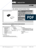 Flat, 5 MM 2 Form C, 2A, Surface Mount Terminal Relays